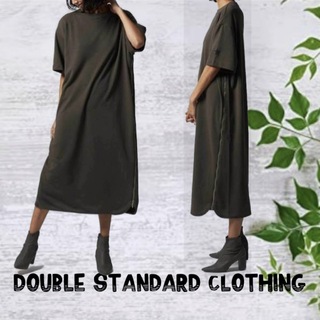 ダブルスタンダードクロージング(DOUBLE STANDARD CLOTHING)のダブルスタンダードクロージング　40/C-LIKE裏毛ワンピース(ロングワンピース/マキシワンピース)