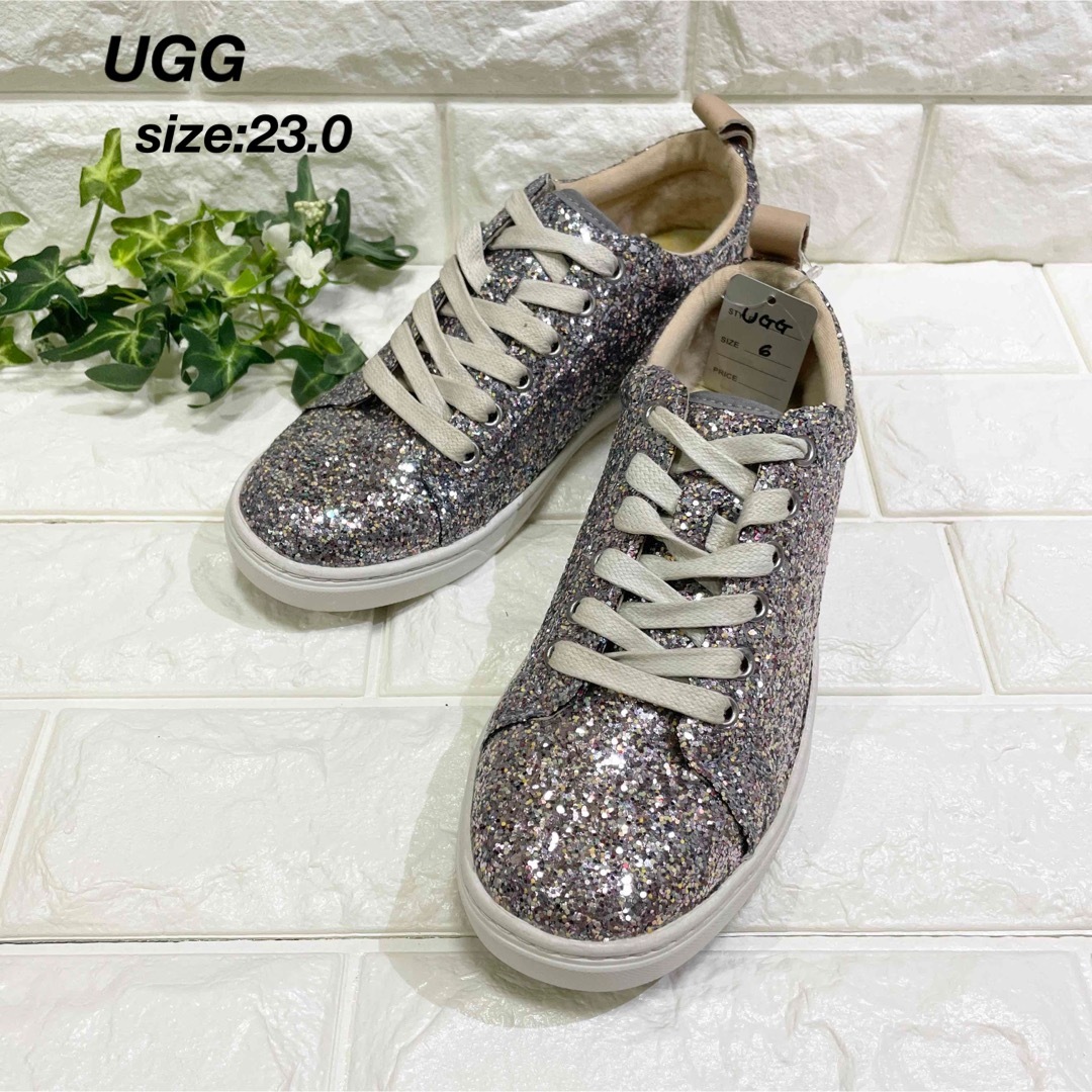 アグ UGG スニーカー キラキラ グレー www.krzysztofbialy.com