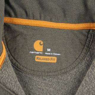 carhartt - 古着 カーハート Carhartt RELAXED FIT ハーフジップ ...