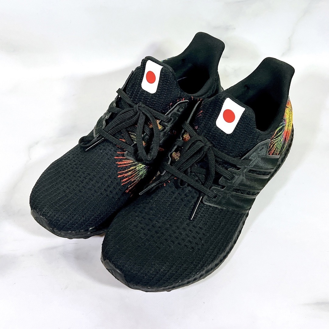 【美品】adidas ultra boost 日本 花火 スニーカー 黒27.5