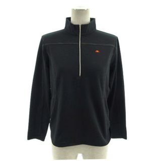 エレッセ(ellesse)のellesse カットソー ハイネック ハーフジップ 長袖 ロゴ グレー系 M(その他)