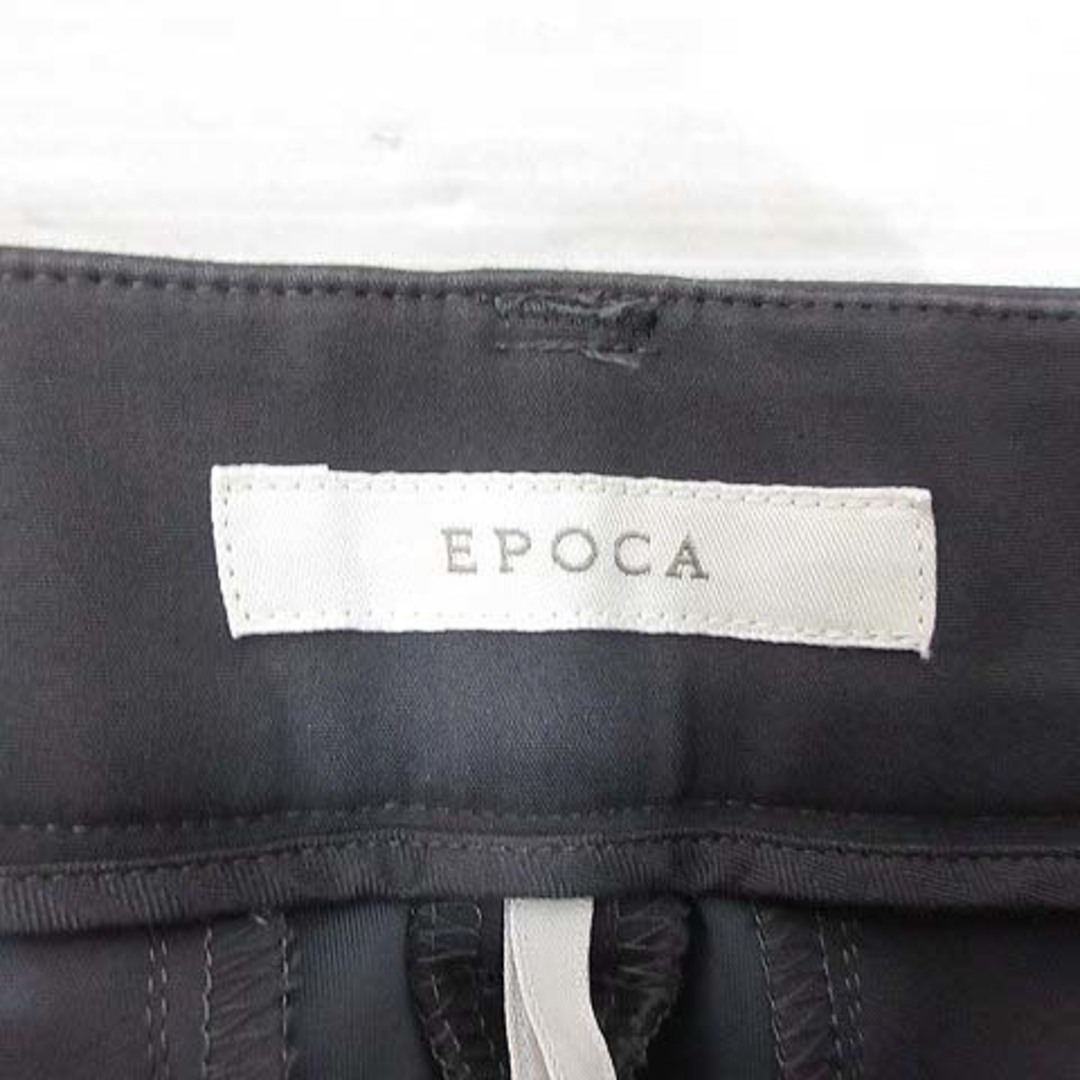 エポカ EPOCA 美品 センターシーム アンクル パンツ 36 ダークグレー 2
