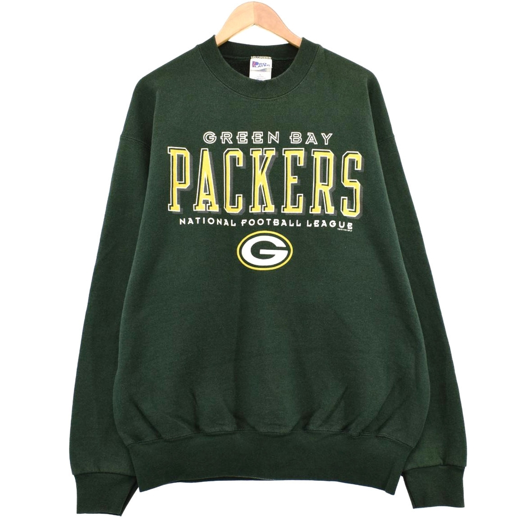 PRO PLAYER NFL GREEN BAY PACKERS グリーンベイパッカーズ プリントスウェットシャツ トレーナー USA製 メンズXL /eaa344052