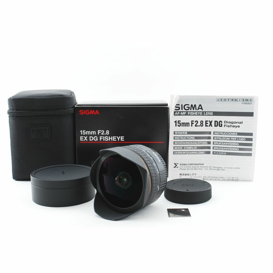 【美品】シグマ SIGMA AF 15mm F2.8 EX DG FISHEYE