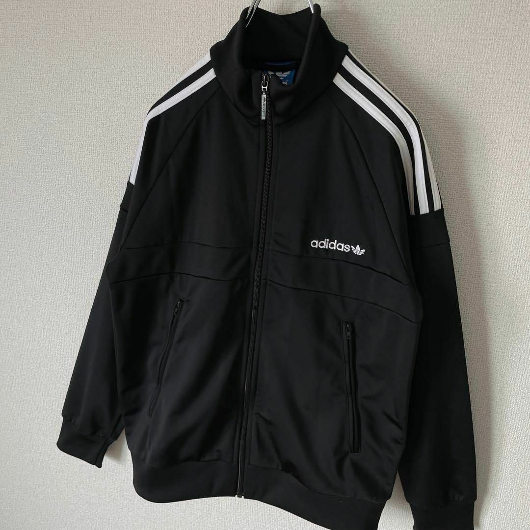 adidas - 【人気トラックジャケット◎】adidasワンポイント刺繍ロゴ