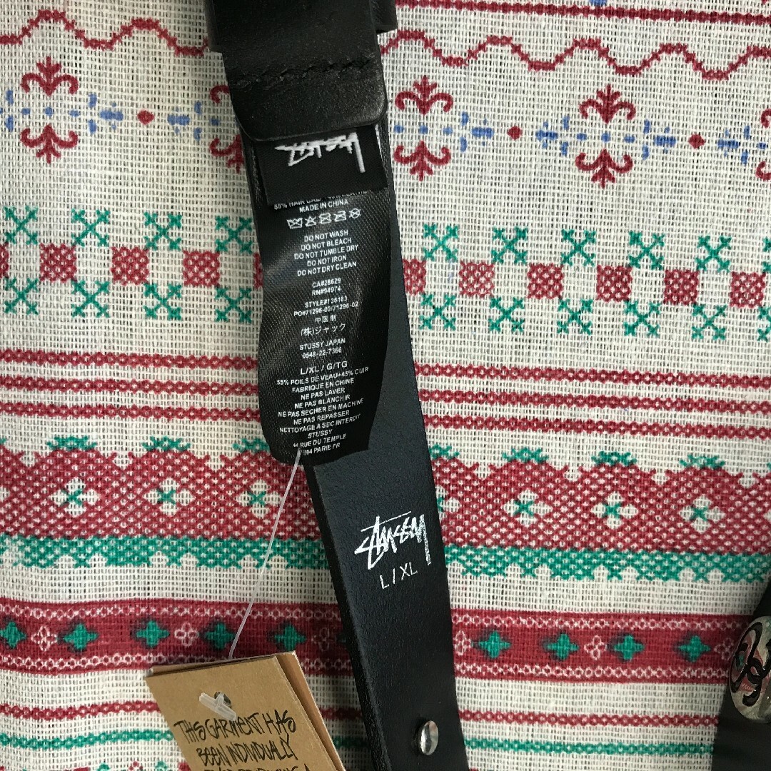 Stussy belt 23ss SS-LINK STUDDED BELT - ベルト