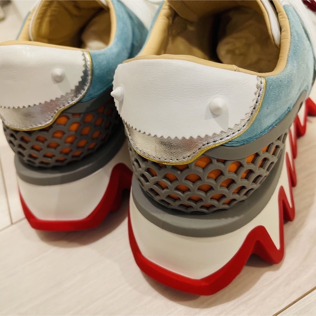 美品 クリスチャンルブタン スタッズ スリッポン スニーカー メンズ マルチ 39 Christian Louboutin