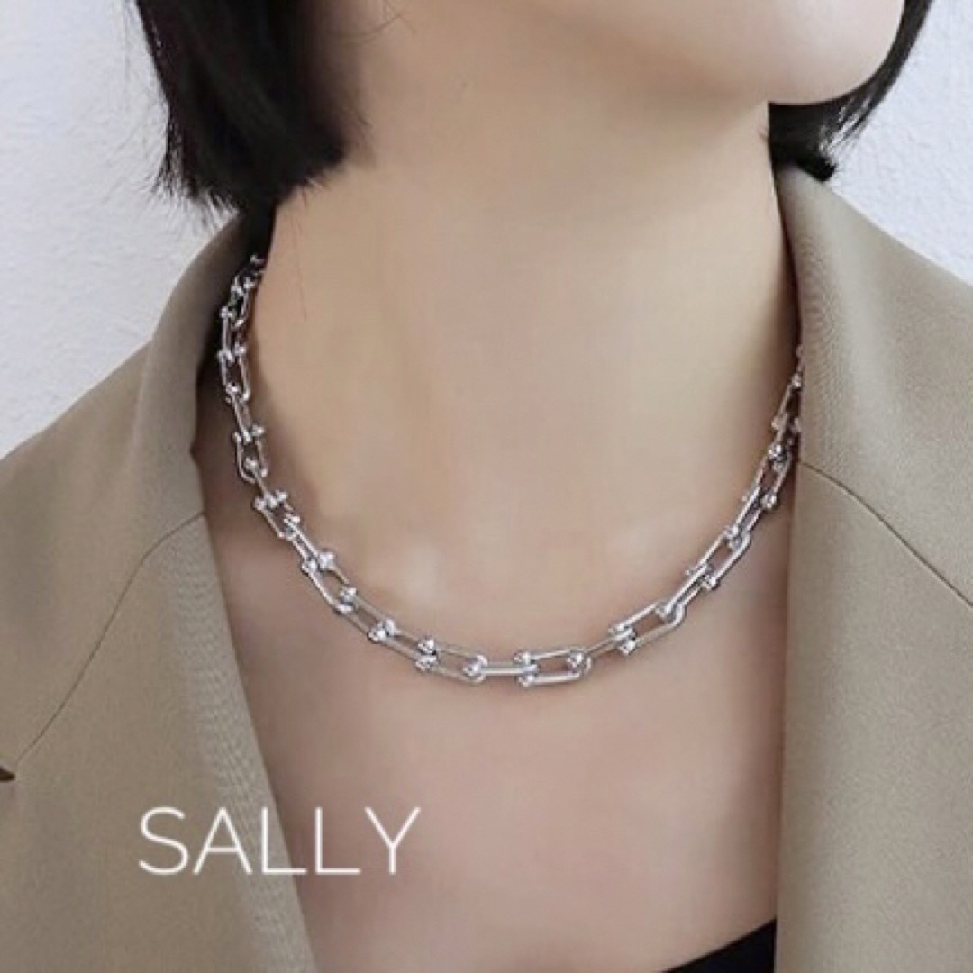 Ameri VINTAGE - 再販【シルバー】ステンレス リンク スキニー Ameri VINTAGE - 再販【シルバー】ステンレス リンク スキニー