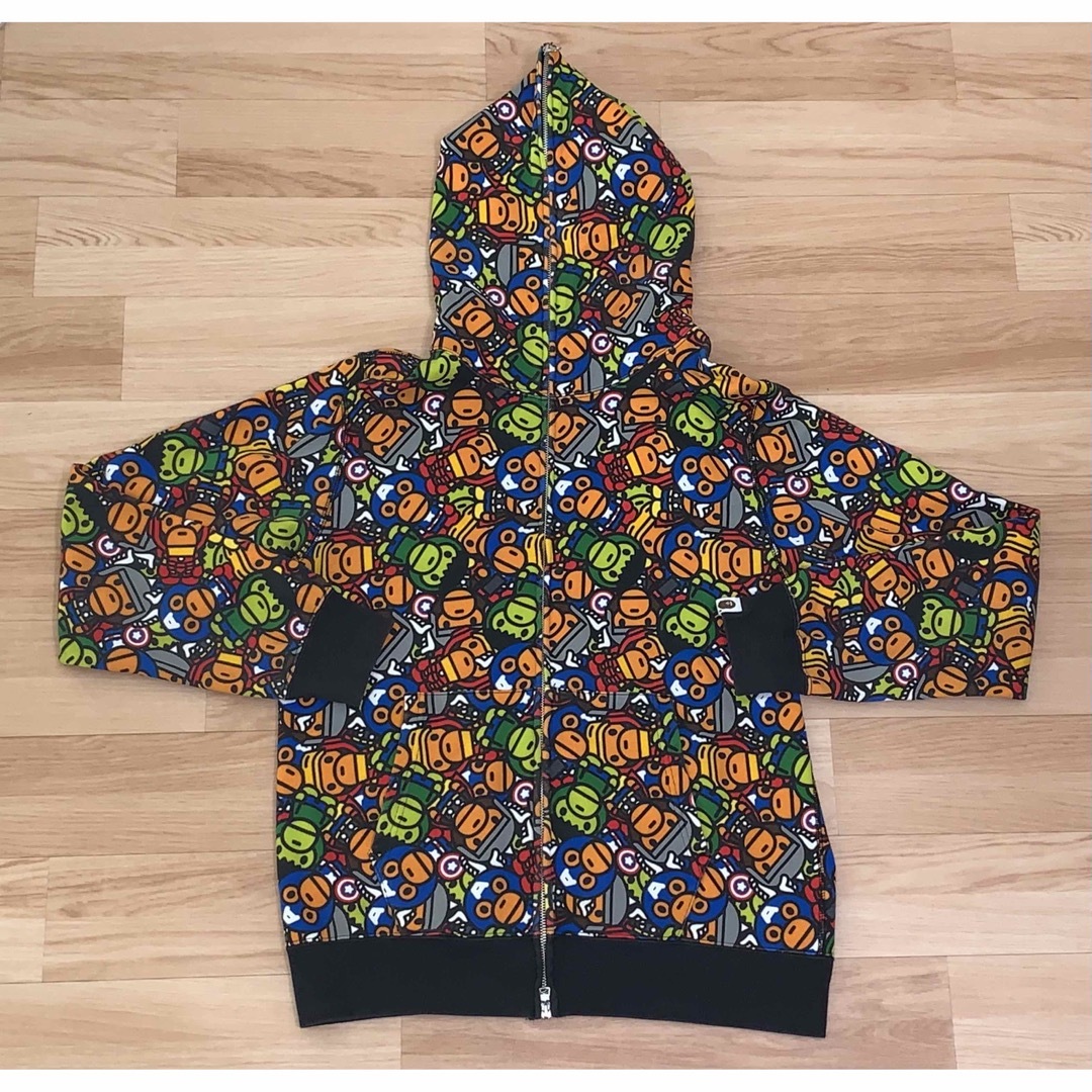 ☆激レア☆ APE × marvel マイロ パーカー L シャーク kaws - パーカー