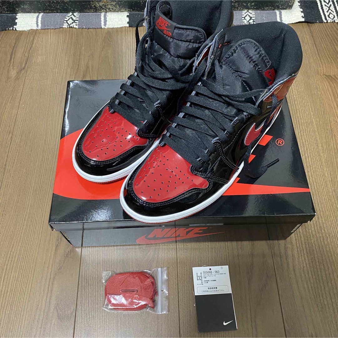 値下げ不可　ナイキ　NIKE AJ1 パテントブレッド  ジョーダン1