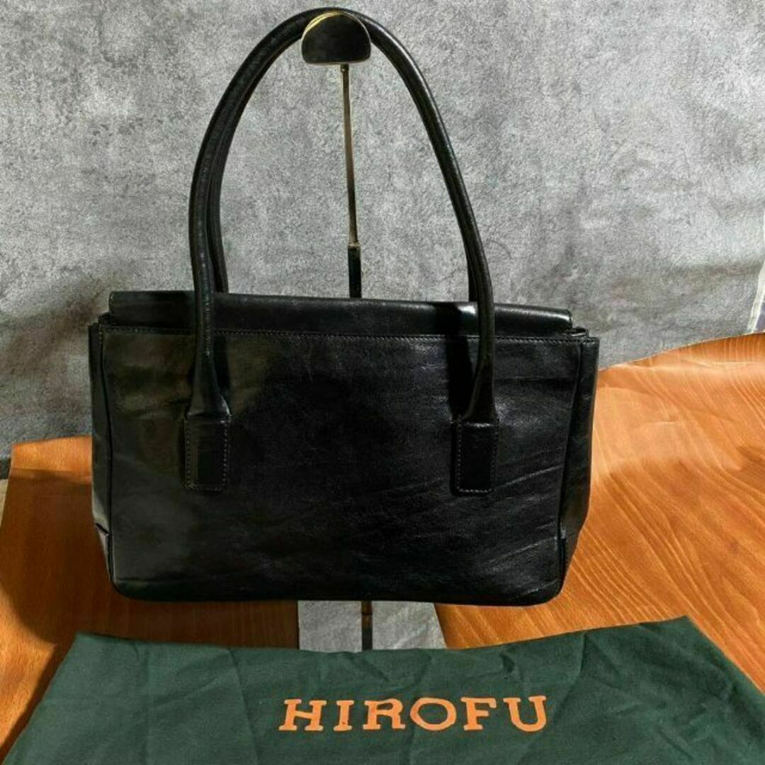 HIROFU ヒロフ ハンドバッグ ブラック 鞄の通販 by Belloshop's shop ...