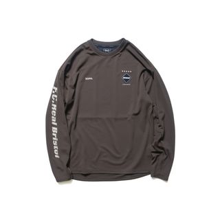 L FCRB 23AW L/S TEAM PRACTICE TOP BROWN-