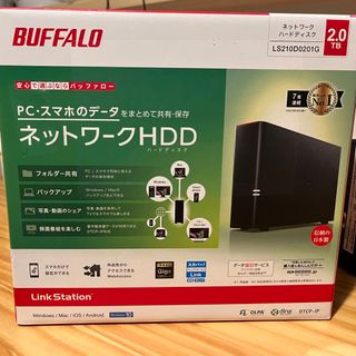 バッファロー(Buffalo)のBUFFALO ネットワーク対応HDD  LS210D0201G(PC周辺機器)