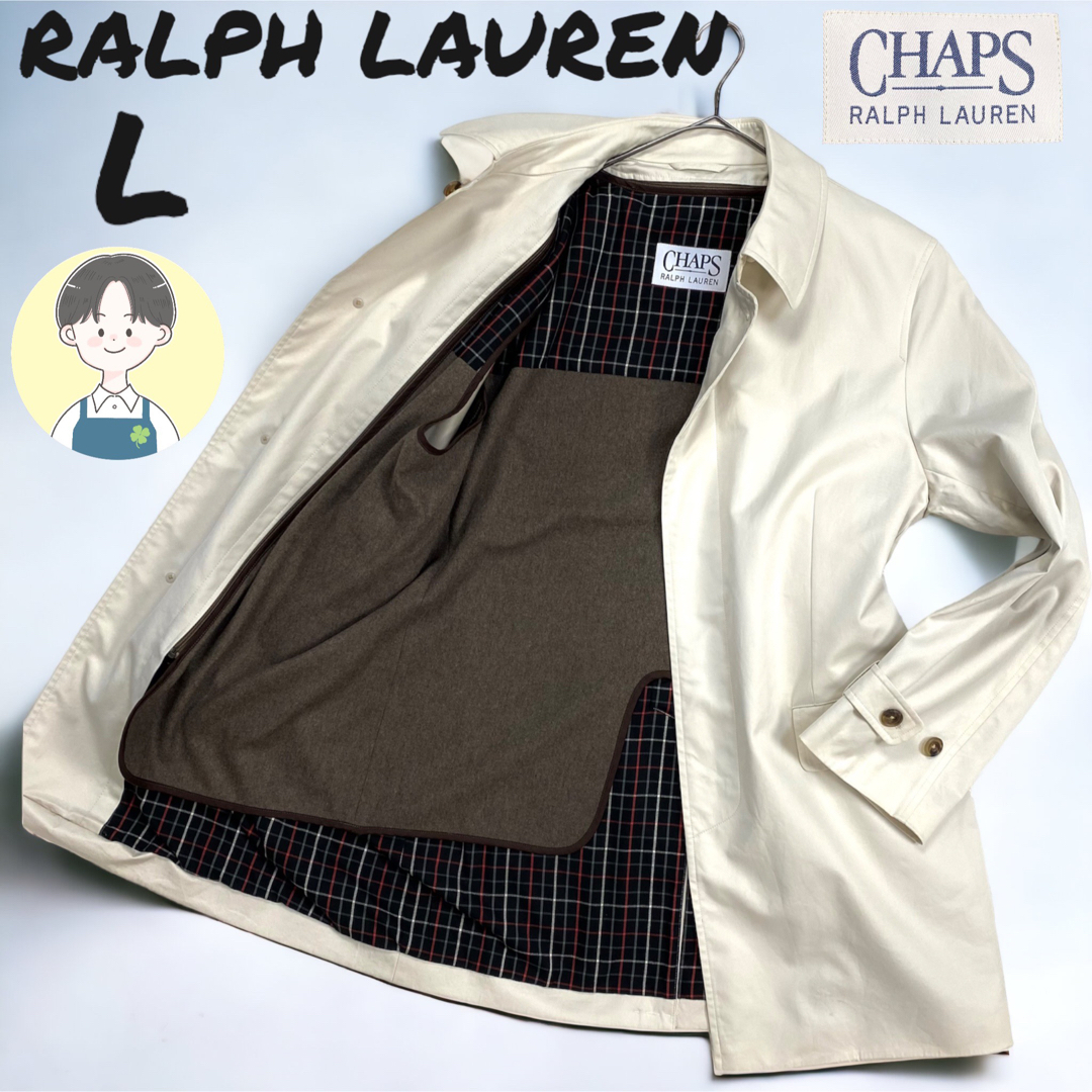 美品◇CHAPS ◇ラルフローレン◇ライナー付きフードコート◇L