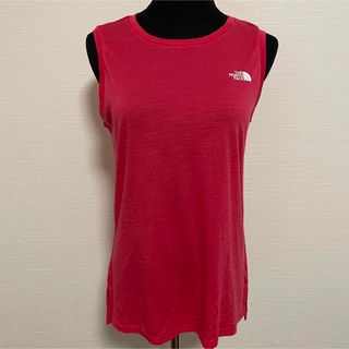 ザノースフェイス(THE NORTH FACE)の THE NORTH FACE レディース シンプル ロゴ タンクトップ　ピンク(Tシャツ(半袖/袖なし))