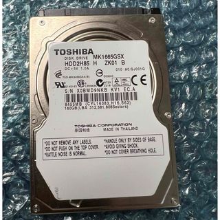 トウシバ(東芝)のhdd 160gb(PCパーツ)