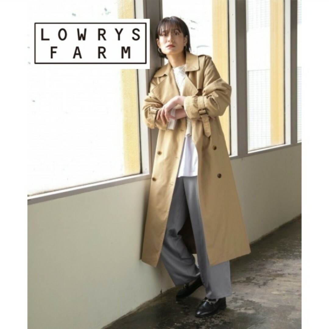 美品LOWRYS FARM ローリーズファーム ベージュコート ジャケット