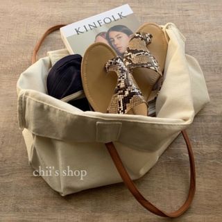 ビッグ サイズ キャンバス トート バッグ 大きい きなり 白 帆布 人気 (トートバッグ)