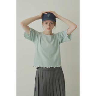 メリージェニー(merry jenny)のpocopoco cut and sew tops/配色メロウトップス*idem(Tシャツ/カットソー(半袖/袖なし))