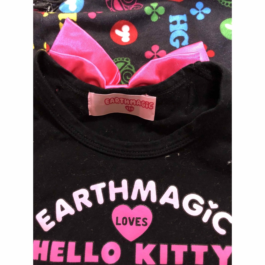 EARTHMAGIC(アースマジック)のチュニック110 キッズ/ベビー/マタニティのキッズ服女の子用(90cm~)(Tシャツ/カットソー)の商品写真