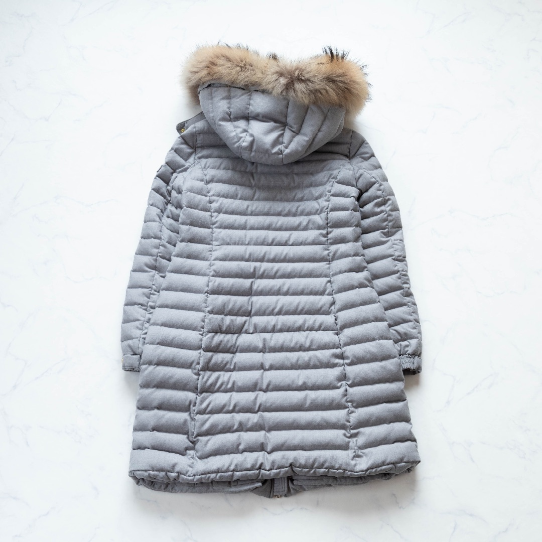 【TATRAS】ダウンコート CIMA 最高級Rライン シルク混 グレー M