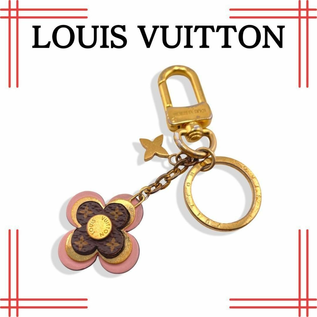 ルイヴィトン LOUIS VUITTON ポルトクレ フラワー チャーム