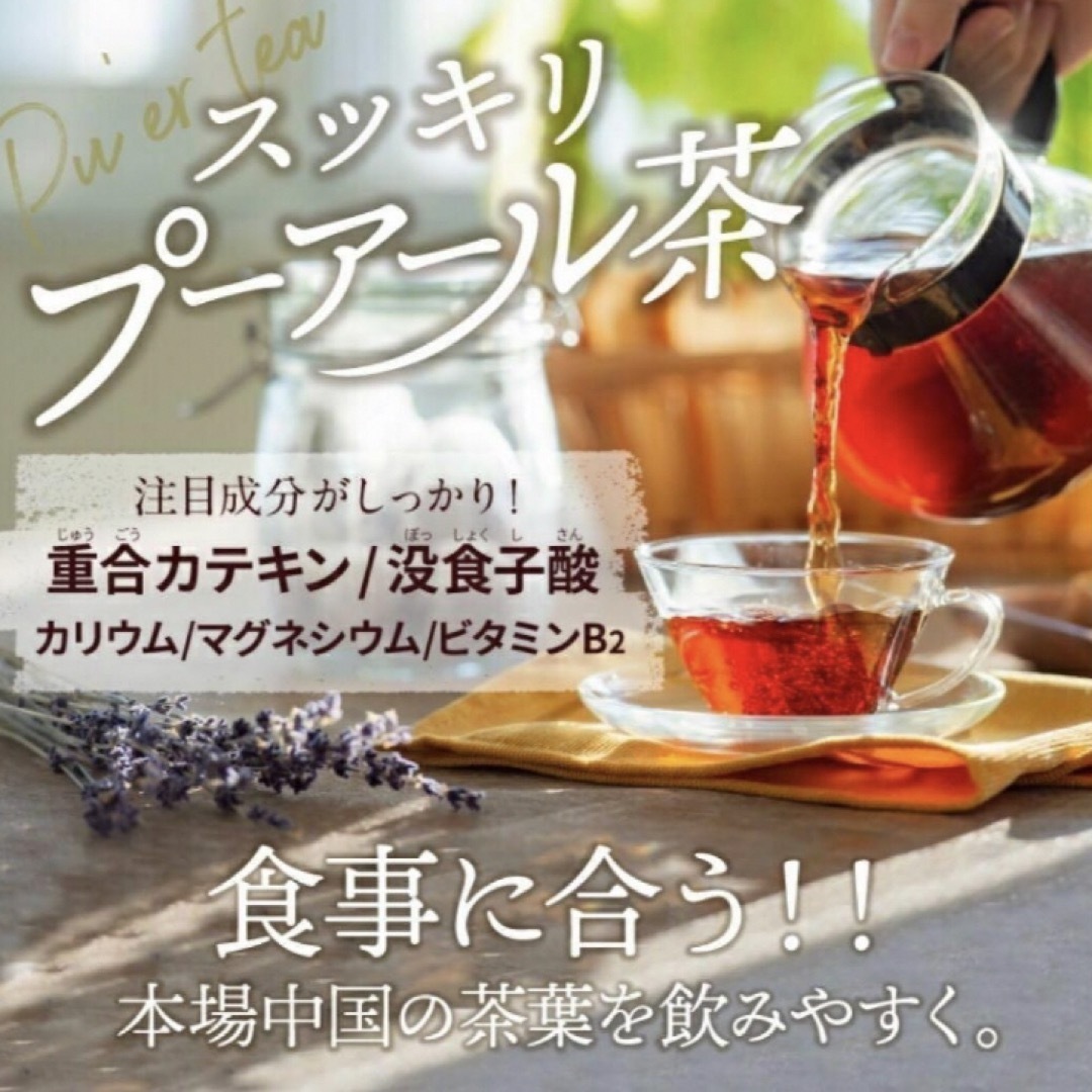 Tea Life(ティーライフ)のティーライフ プーアール茶 ポット用47個 食品/飲料/酒の飲料(茶)の商品写真