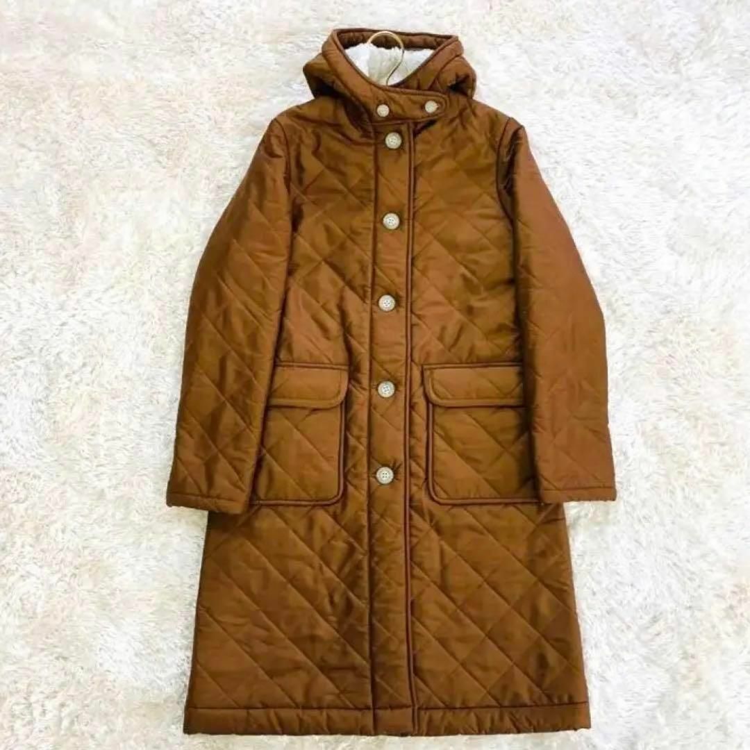 TRADITIONAL WEATHERWEAR(トラディショナルウェザーウェア)の【トラディショナルウェザーウェア/美品】ダッフルコート【キルティング/ボア】 レディースのジャケット/アウター(ダウンジャケット)の商品写真