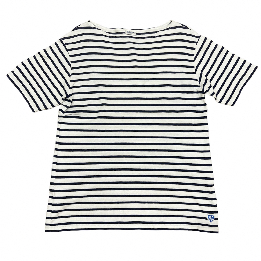 ORCIVAL(オーシバル)の【即日発送】オーシバル　ORCIVAL フランス製　サイズ4 ボーダー　Tシャツ メンズのトップス(Tシャツ/カットソー(半袖/袖なし))の商品写真