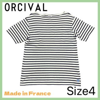 オーシバル(ORCIVAL)の【即日発送】オーシバル　ORCIVAL フランス製　サイズ4 ボーダー　Tシャツ(Tシャツ/カットソー(半袖/袖なし))