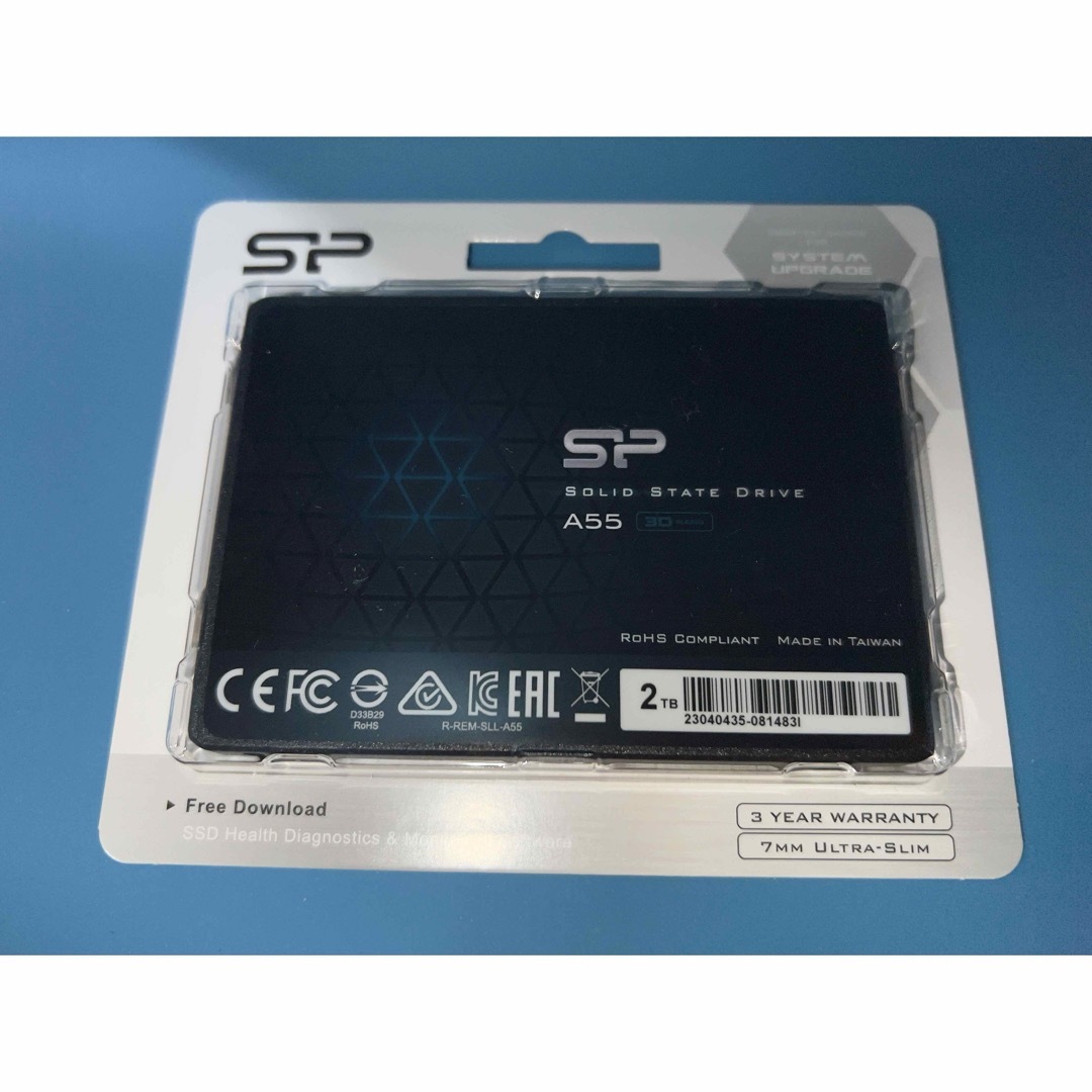 シリコンパワー SSD 2TB スマホ/家電/カメラのPC/タブレット(PC周辺機器)の商品写真