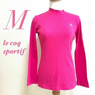 ルコックスポルティフ(le coq sportif)のle coq sportif ルコックスポルティフ　長袖カットソー　ピンク　M(Tシャツ/カットソー(七分/長袖))