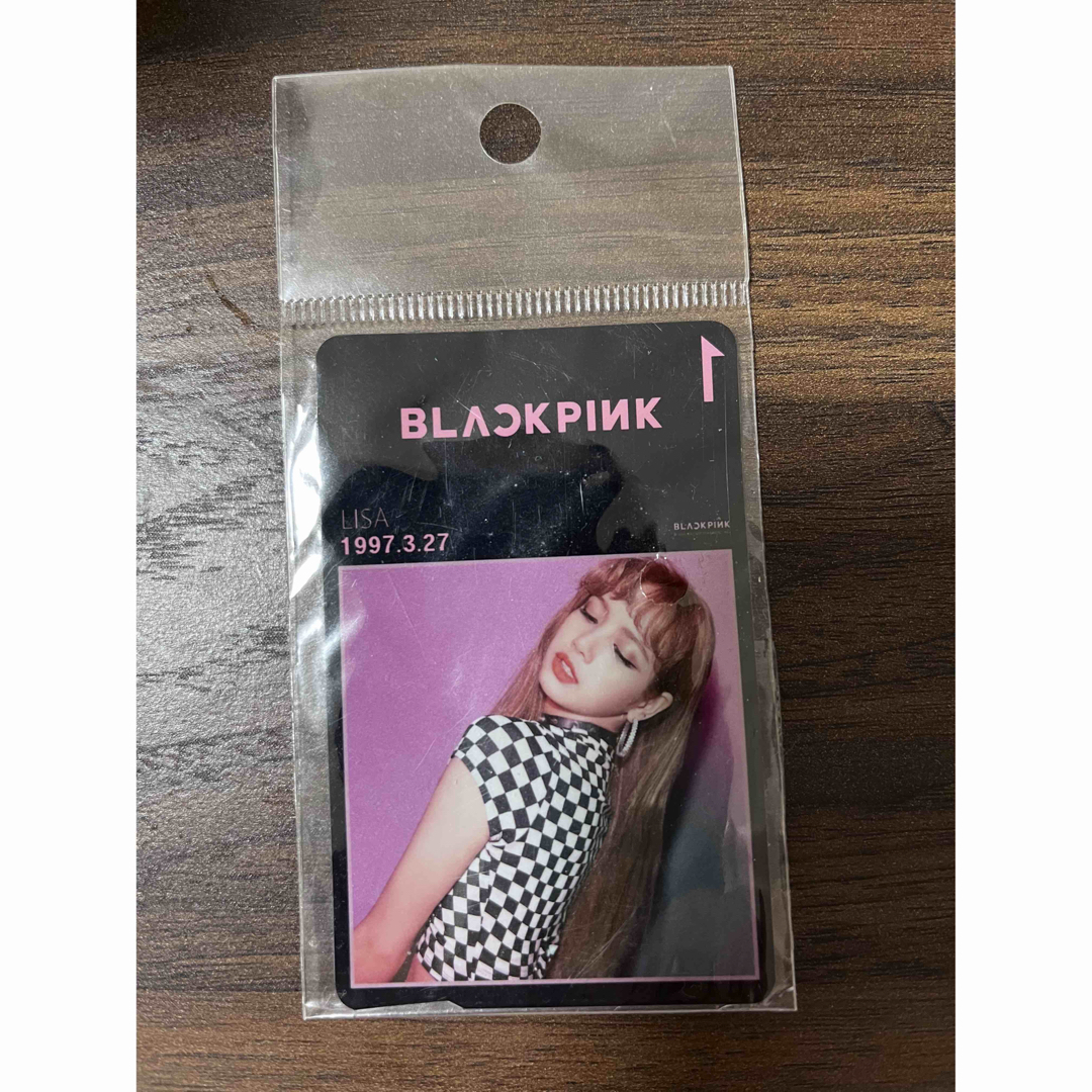 BLACKPINK(ブラックピンク)のBlACK PINK LISA  ブラックピンク　ICカード　シール エンタメ/ホビーのタレントグッズ(アイドルグッズ)の商品写真