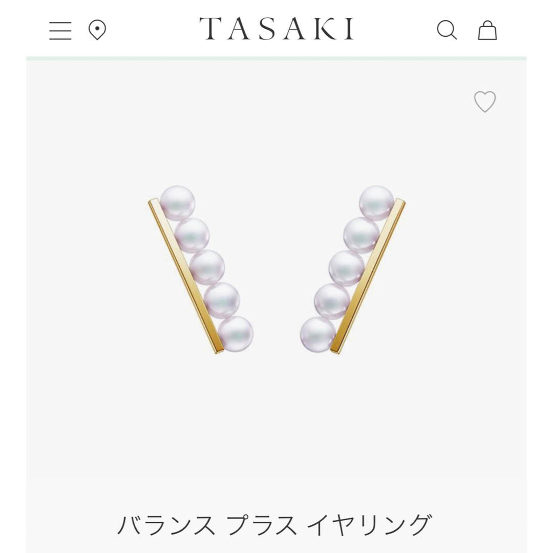 TASAKI バランスプラスイヤリング