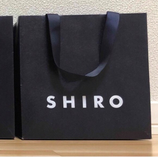 シロ(shiro)のシロ　shiro　紙袋(ショップ袋)