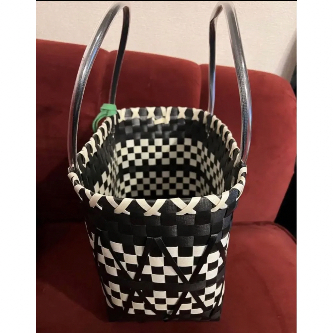 22SS 最新作 MARNI マルニ スクランブルバッグ ブラック - かごバッグ