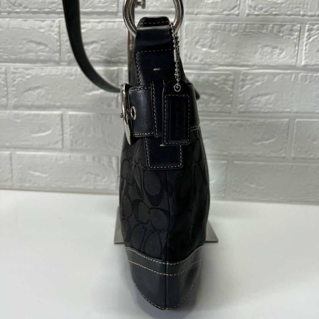 美品 コーチ 3574 キャンバス×レザー シグネチャー ショルダーバッグ