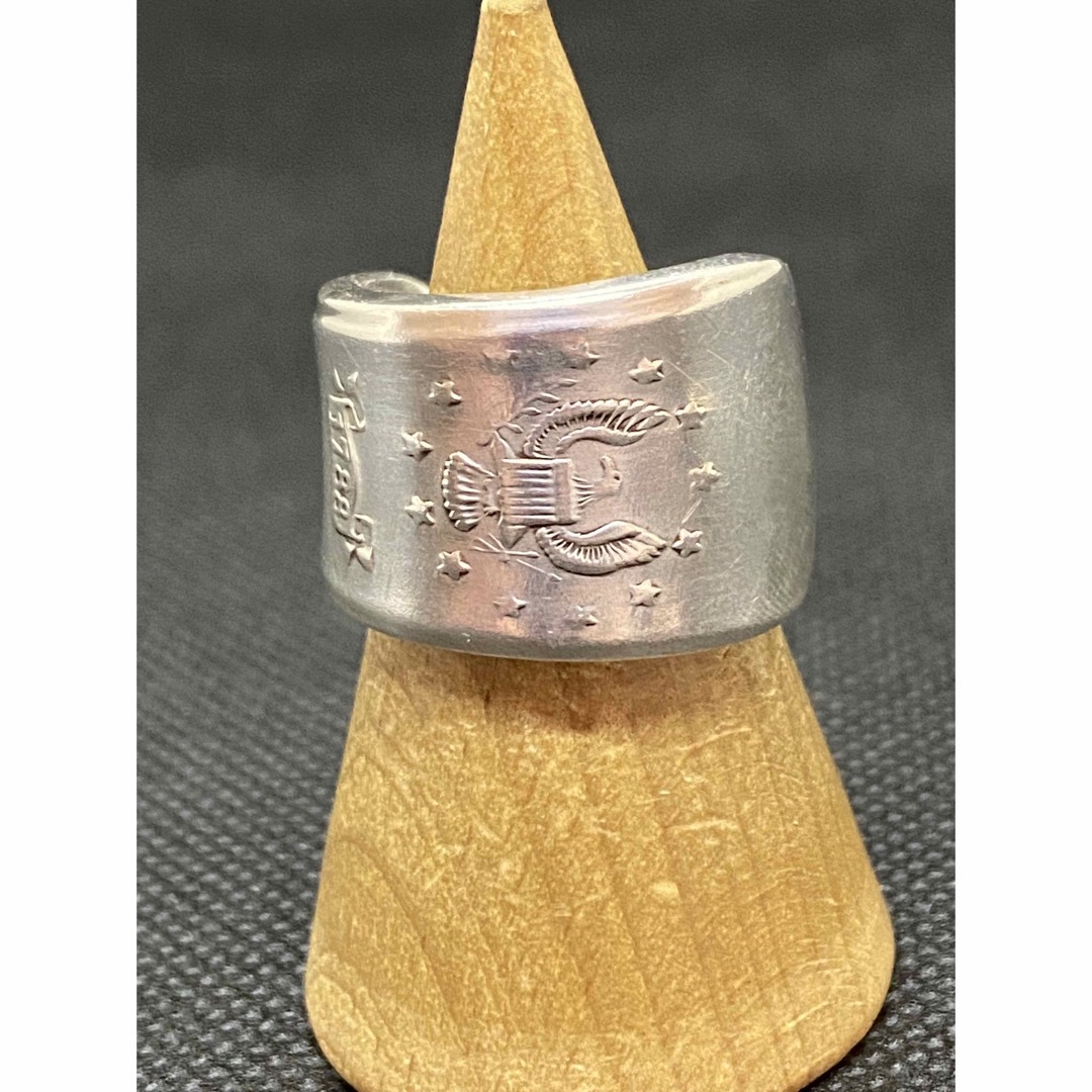 アンティーク リング スプーンリング 12号 調可 バージニア州 民族 4197 メンズのアクセサリー(リング(指輪))の商品写真