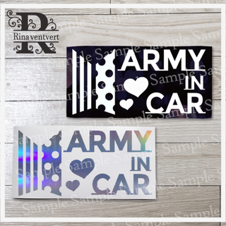  車用ステッカー★BTSステッカー★(ARMY/BABY/KIDS) in ca(その他)