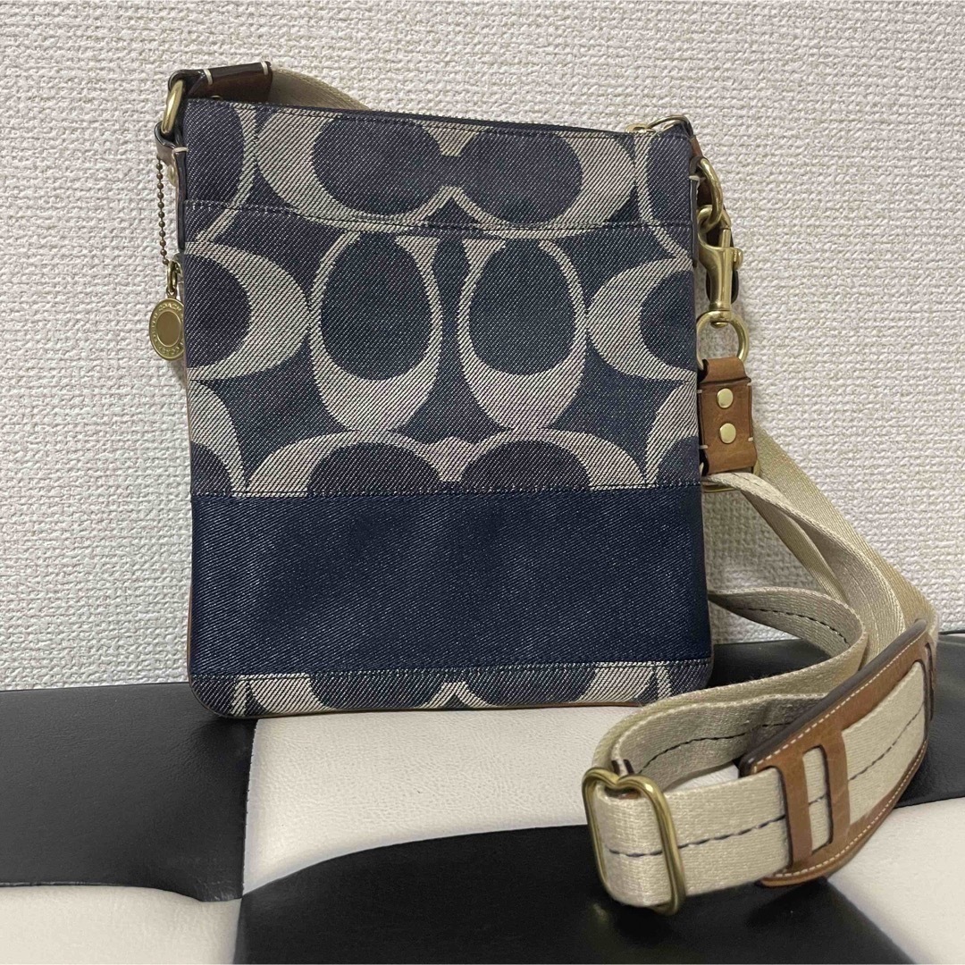 COACH - 【美品】【レア】coach ショルダーバッグ デニム クロスボディ