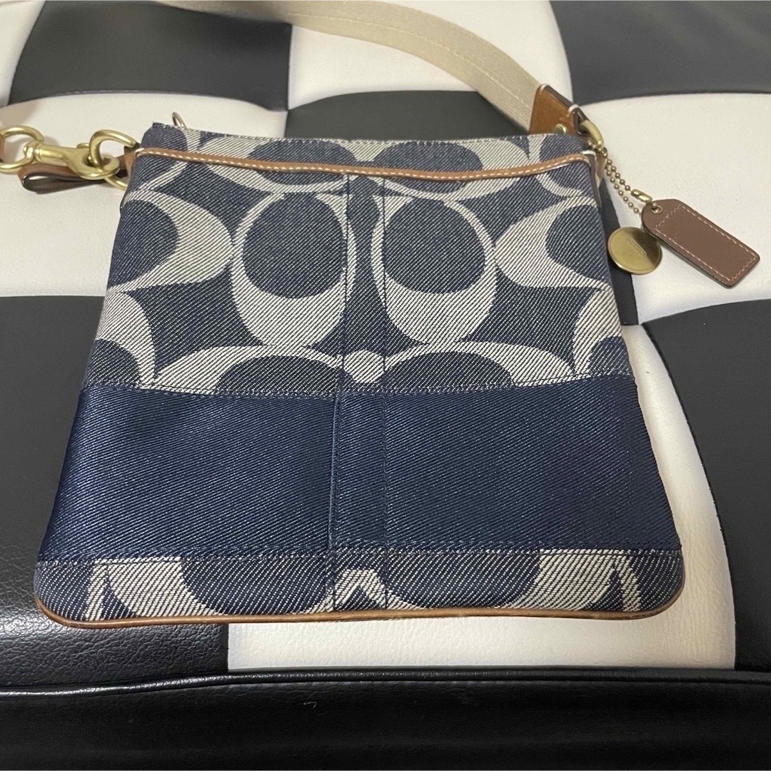 COACH - 【美品】【レア】coach ショルダーバッグ デニム クロスボディ