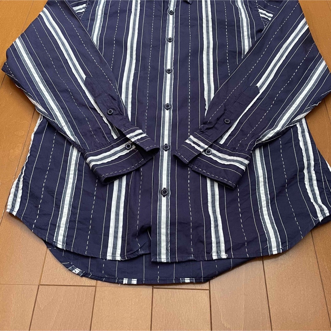 Paul Smith - 古着 90s Paul Smith LONDON 長袖シャツ ネイビーの通販