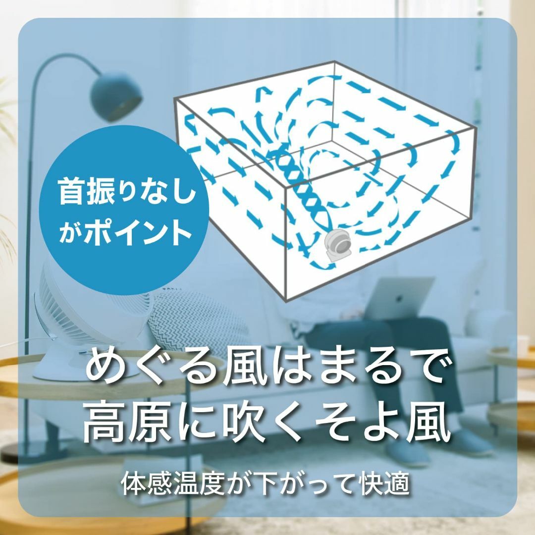 ボルネード サーキュレーター 14畳 モダンモデル 空気循環 衣類乾燥