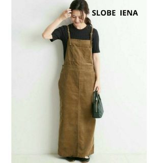 スローブイエナ(SLOBE IENA)のSLOBE IENA〜LE DENIM〜　コーデュロイ　ジャンパースカート(ロングワンピース/マキシワンピース)