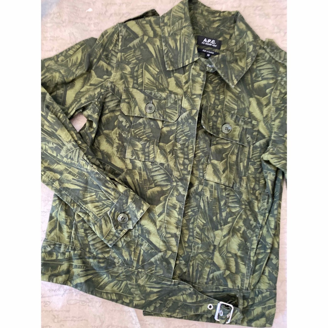 美品　A.P.C アーペーセー ボタニカル総柄ジャケット