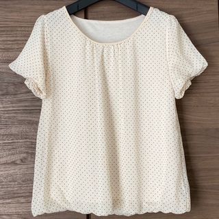 ナチュラルビューティーベーシック(NATURAL BEAUTY BASIC)のナチュラルビューティーベーシック　ドット柄シフォンブラウス(シャツ/ブラウス(半袖/袖なし))