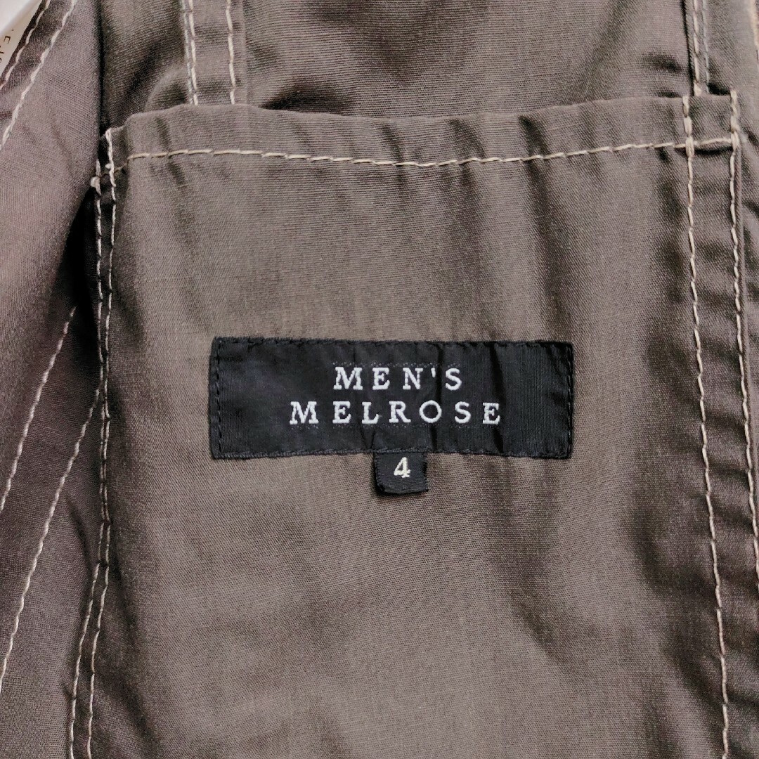 MEN'S MELROSE☆テーラードジャケット　M相当　ブラウン　キレイめ39SMELROSEのMEN