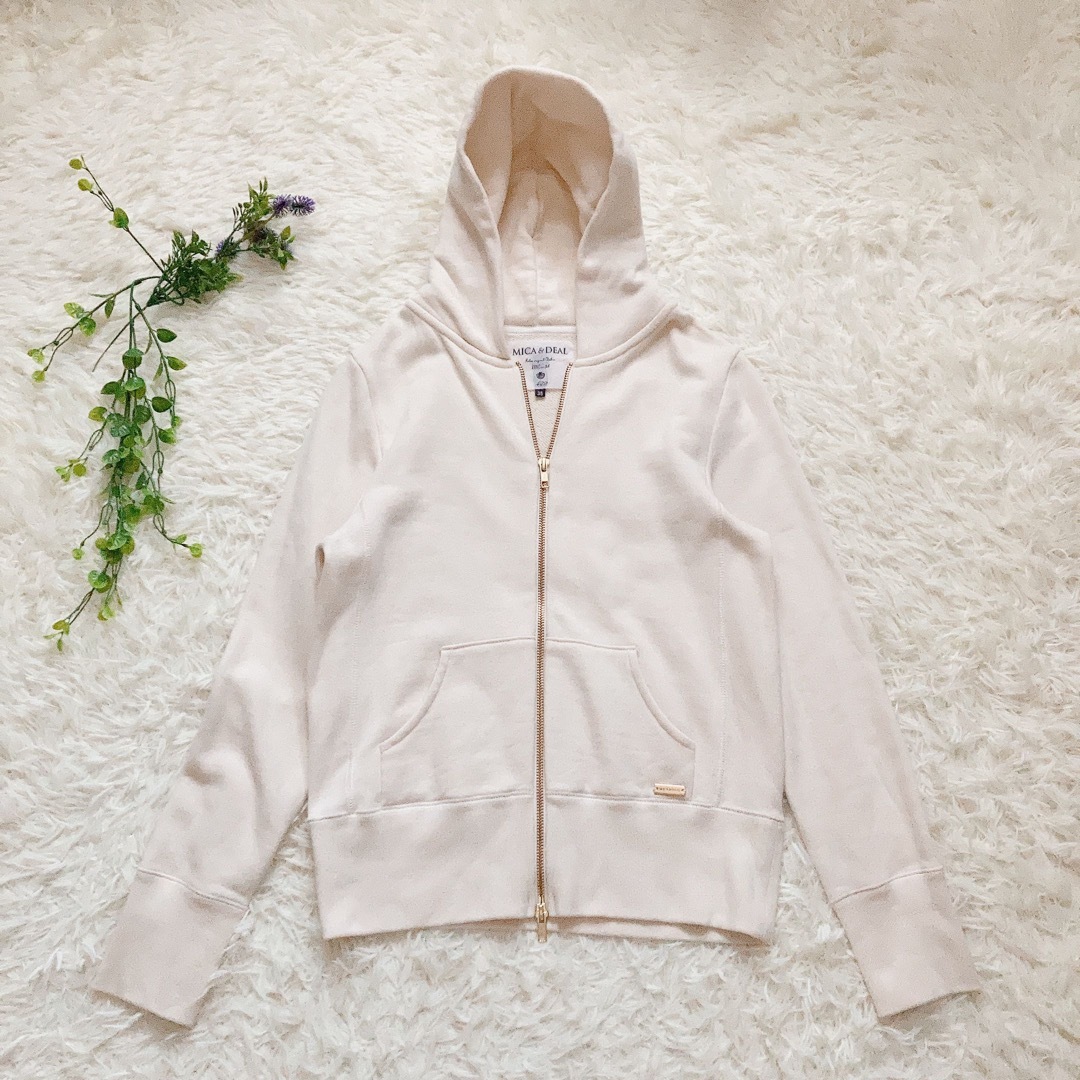 先着購入特典 【美品】マイカアンドディール 度詰裏毛ZIPUPスウェット