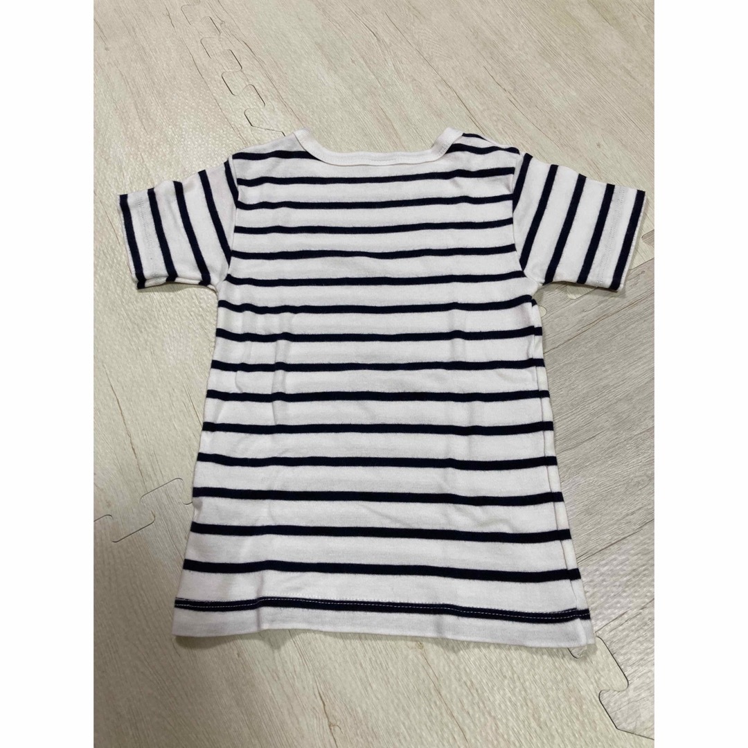 PETIT BATEAU(プチバトー)のプチバトー　肌着　2枚セット　下着　半袖 キッズ/ベビー/マタニティのキッズ服男の子用(90cm~)(下着)の商品写真