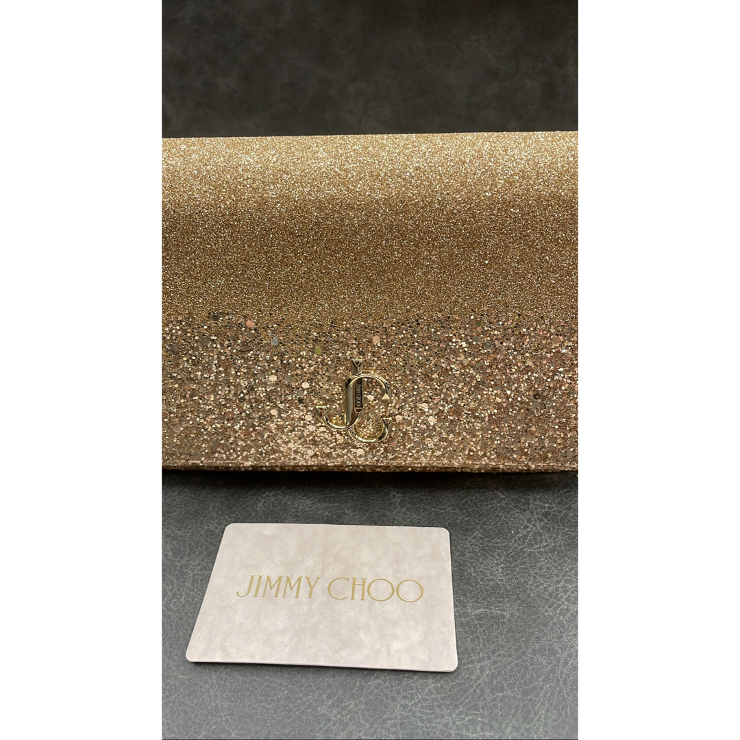 未使用 JIMMY CHOO ジミーチュウ ショルダーバッグ チェーンウォレット
